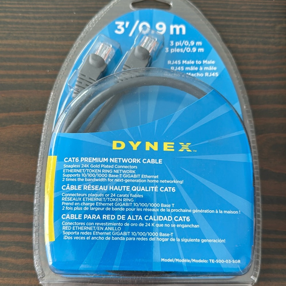 Dunes unopened CAT 6 network cable